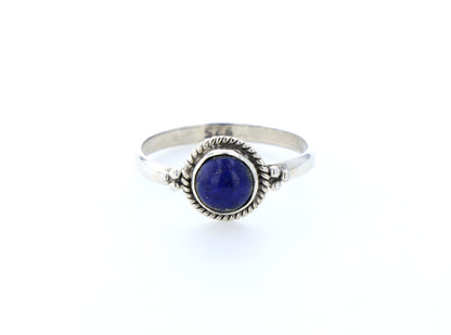 Bague lapis lazuli naturelle｜Argent 925