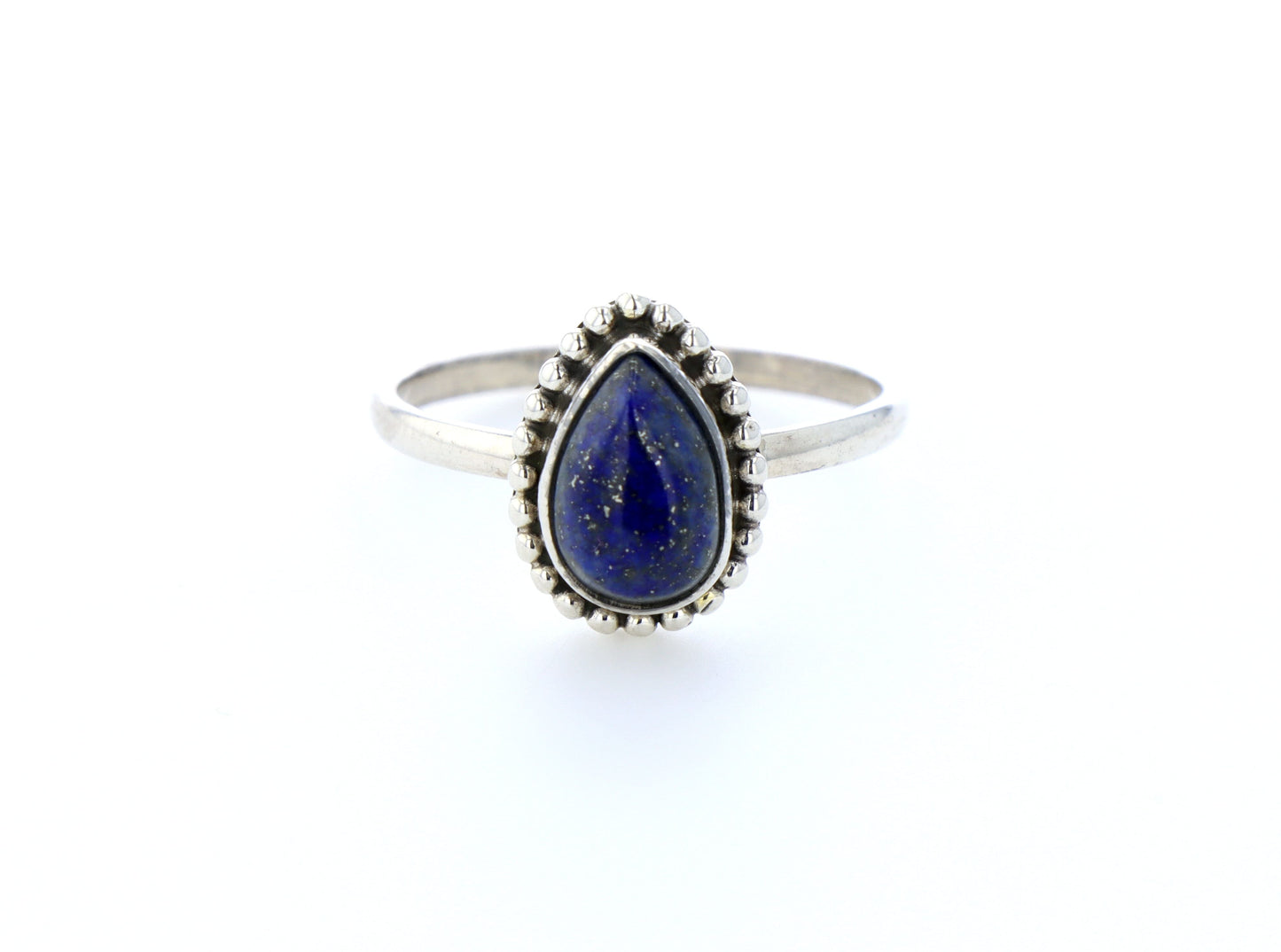 Bague lapis lazuli naturelle｜Argent 925