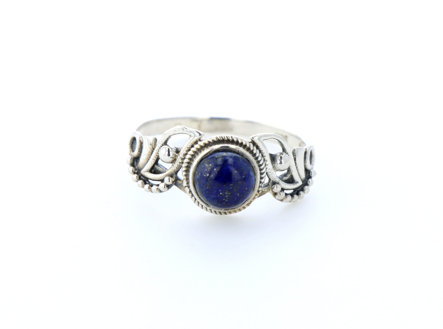 Bague lapis lazuli naturelle｜Argent 925