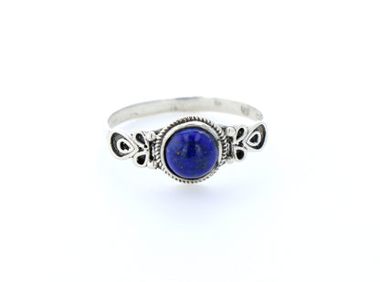 Bague lapis lazuli naturelle｜Argent 925