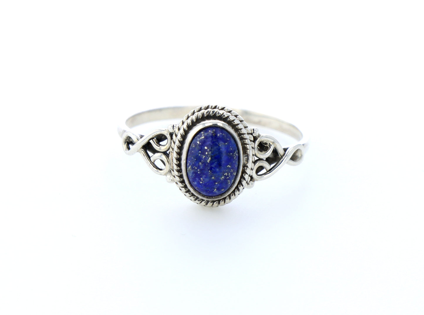 Bague lapis lazuli naturelle｜Argent 925