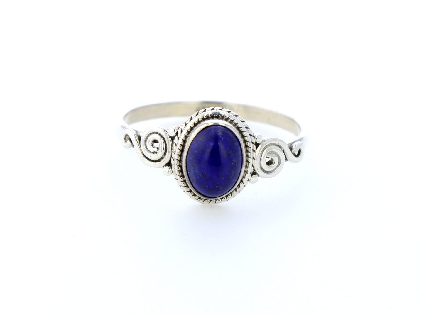 Bague lapis lazuli naturelle｜Argent 925