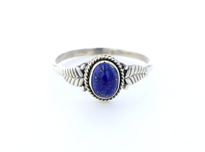 Bague lapis lazuli naturelle｜Argent 925