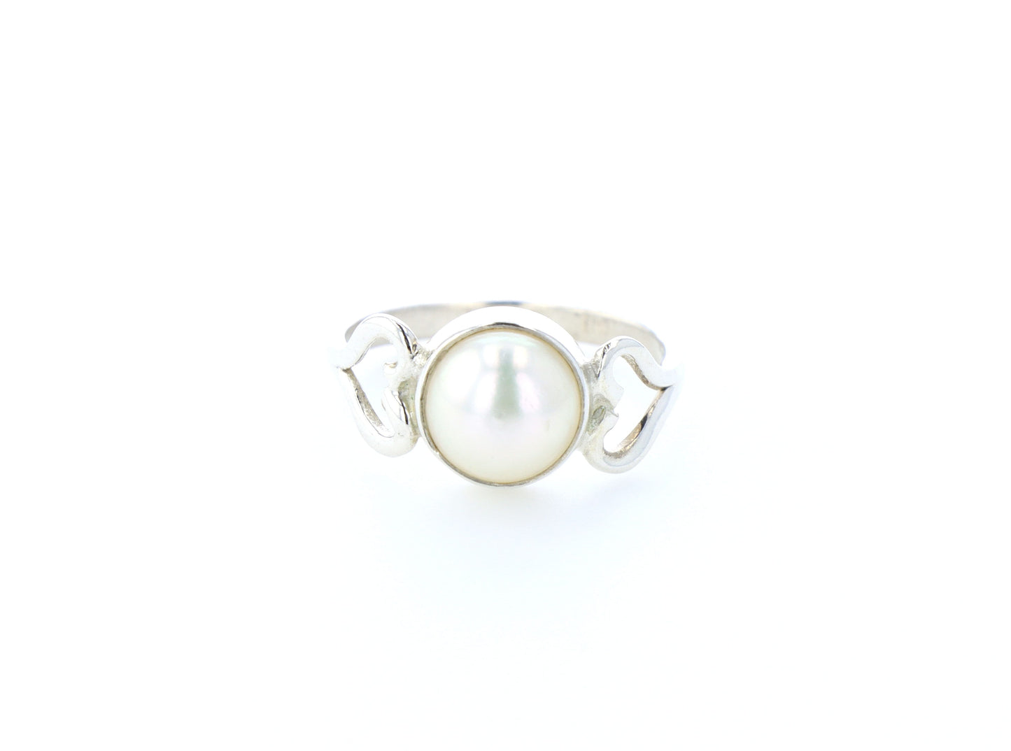Bague nacre naturelle｜Argent 925