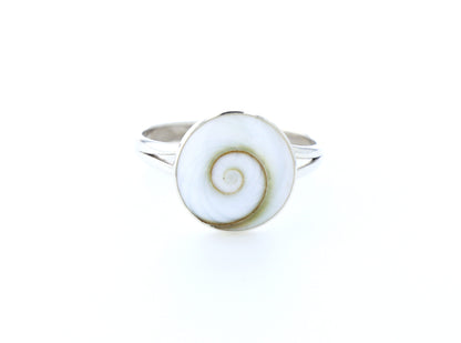 Bague Oeil de Sainte Lucie naturelle｜Argent 925
