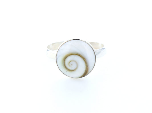 Bague Oeil de Sainte Lucie naturelle｜Argent 925
