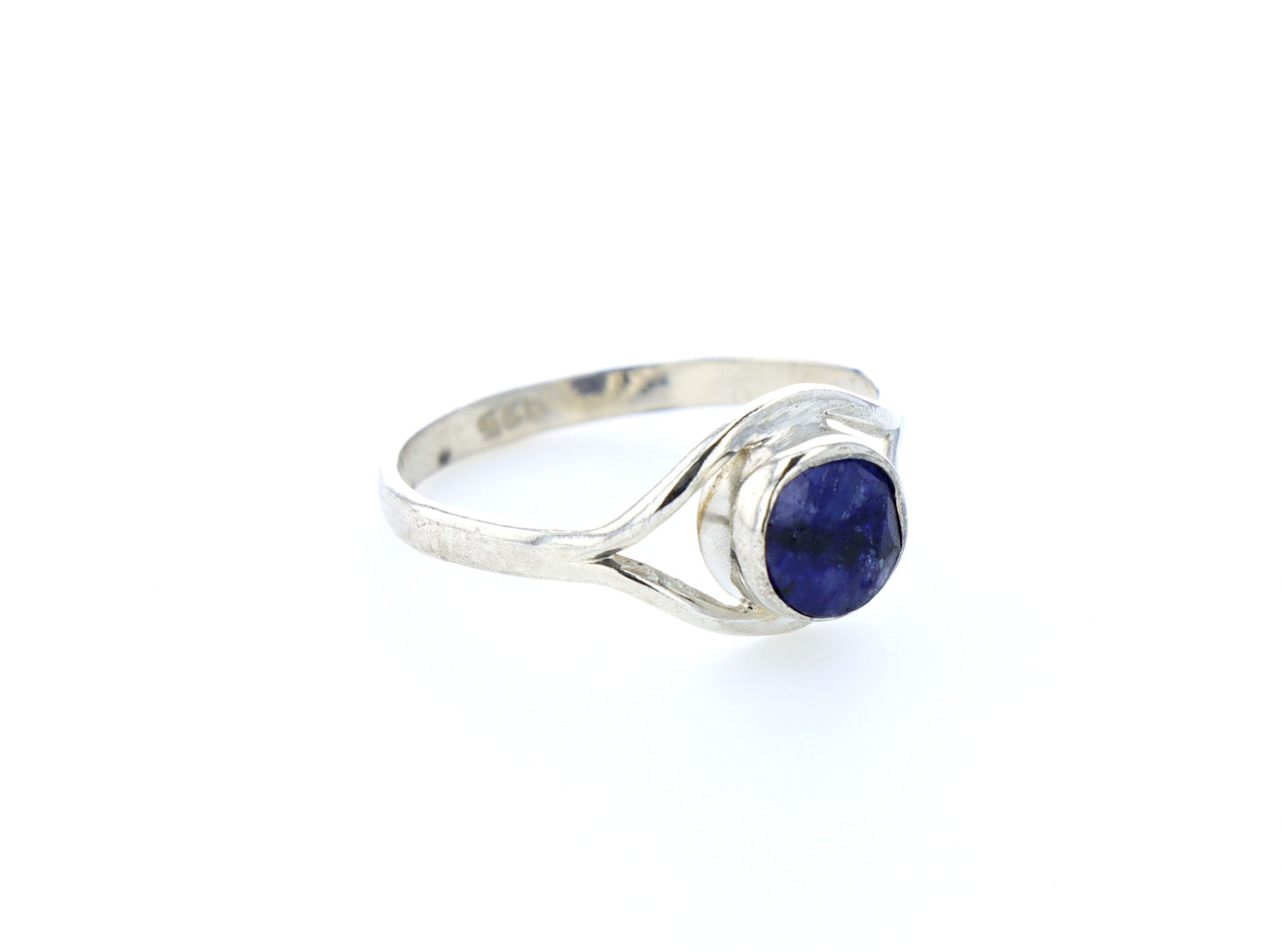 Bague Saphir indien naturelle｜Argent 925