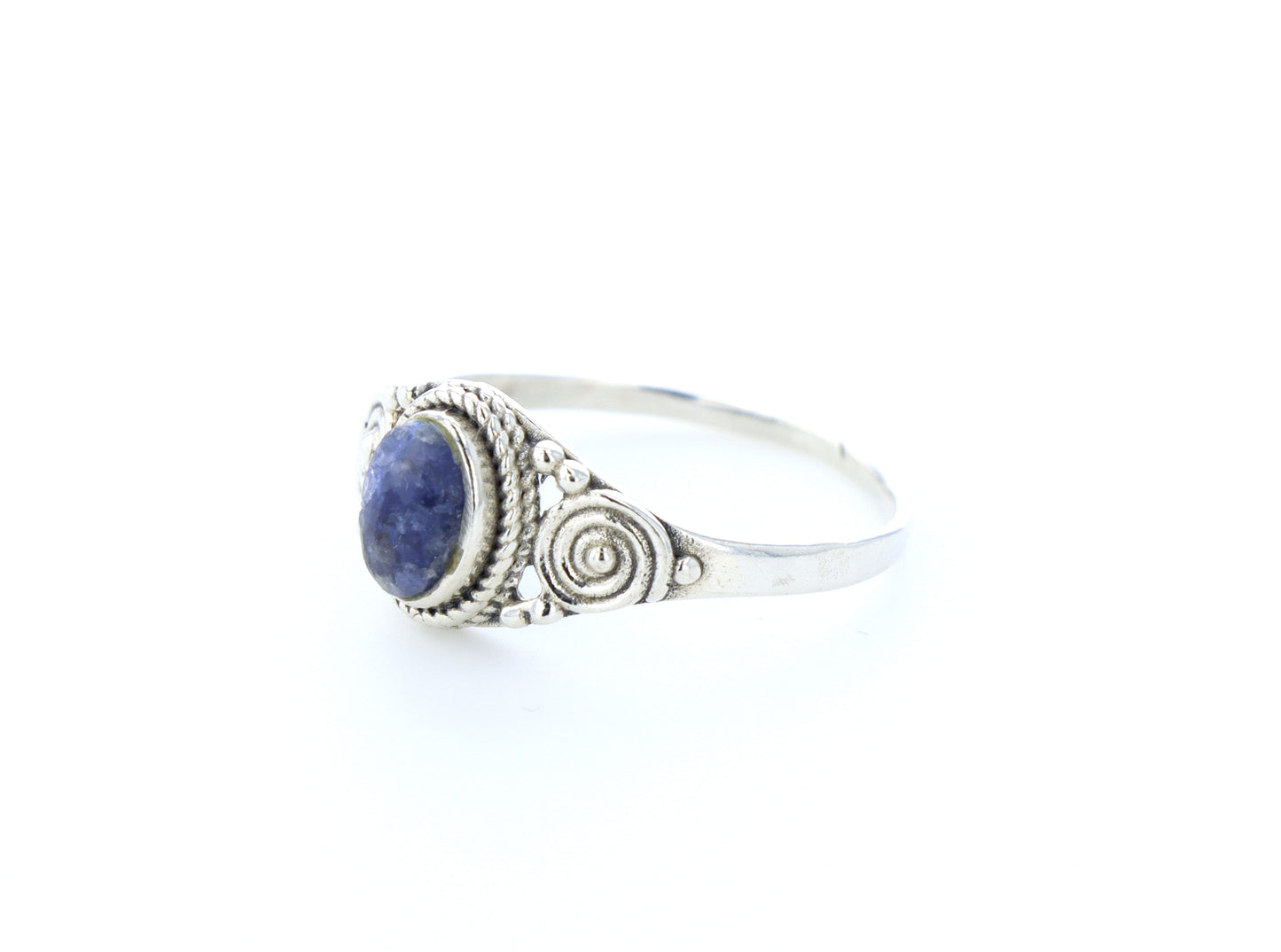Bague Saphir indien naturelle｜Argent 925