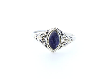Bague Saphir indien naturelle｜Argent 925
