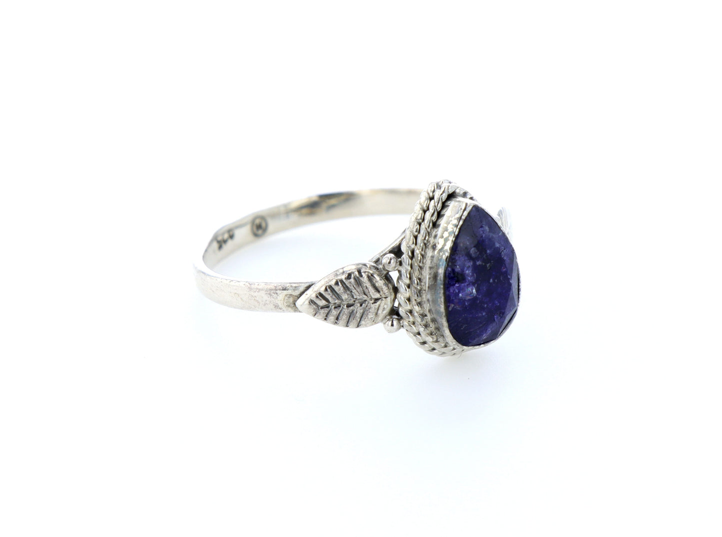 Bague Saphir indien naturelle｜Argent 925