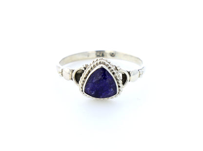 Bague Saphir indien naturelle｜Argent 925