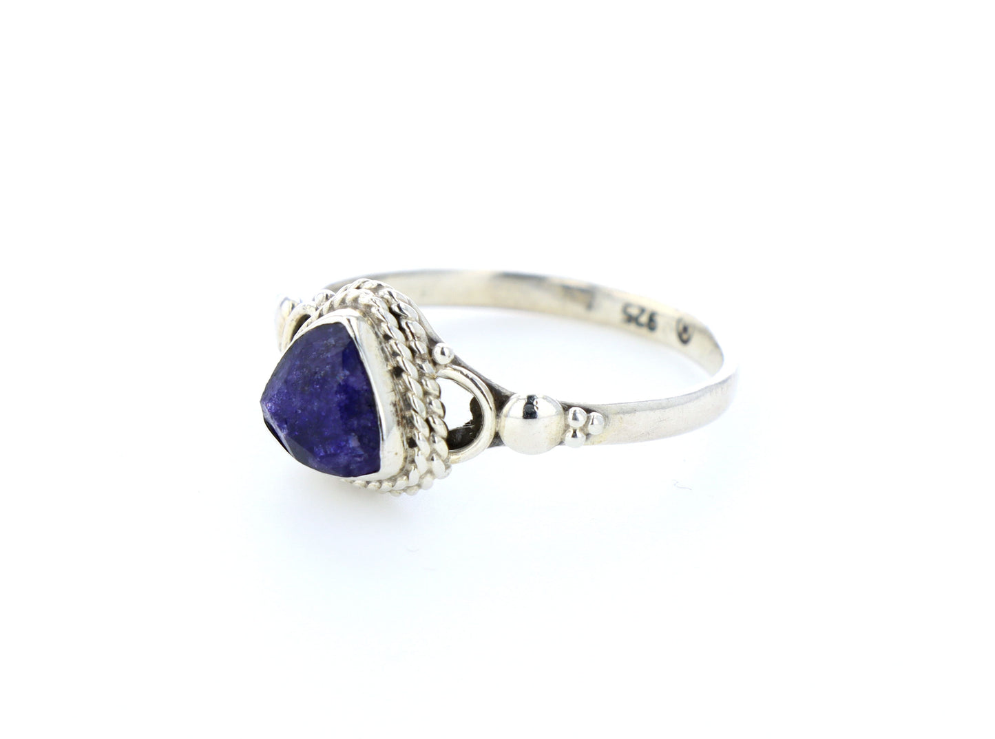 Bague Saphir indien naturelle｜Argent 925