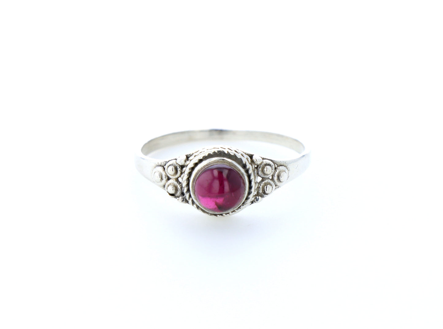 Bague Grenat naturelle｜Argent 925 Poinçonné La Taillerie