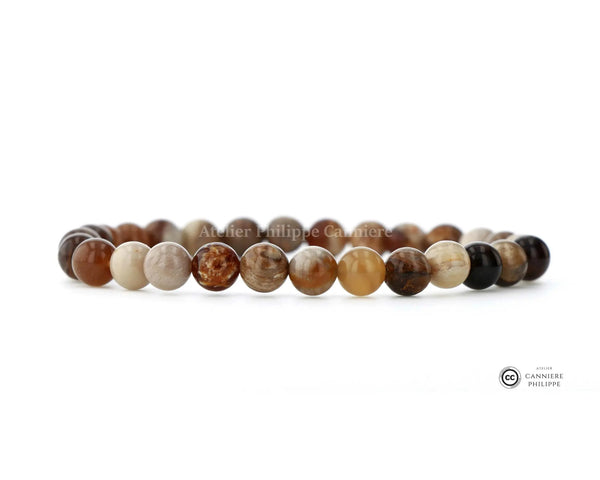 Bracelet Bois fossilisé Perle Ma boutique