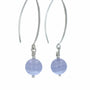 Boucles d'oreilles Agate Blue Lace 1 La Taillerie