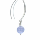 Boucles d'oreilles Agate Blue Lace 1 La Taillerie