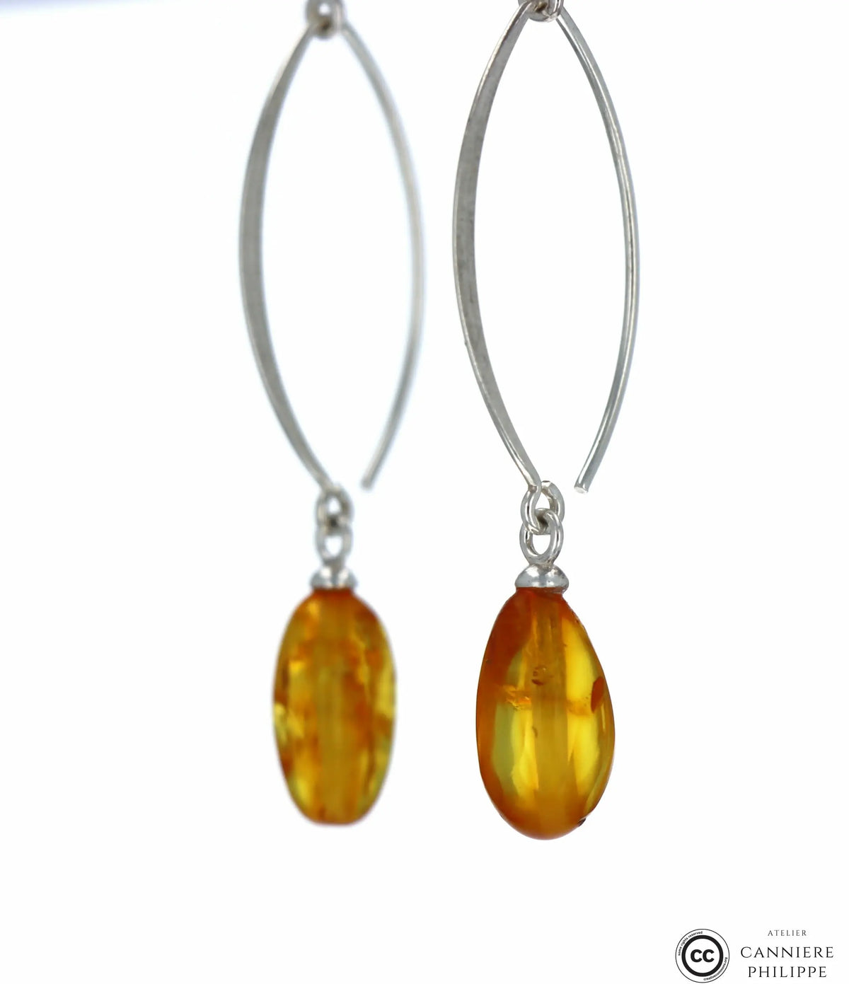 Boucles D'Oreilles Ambre 2 La Taillerie