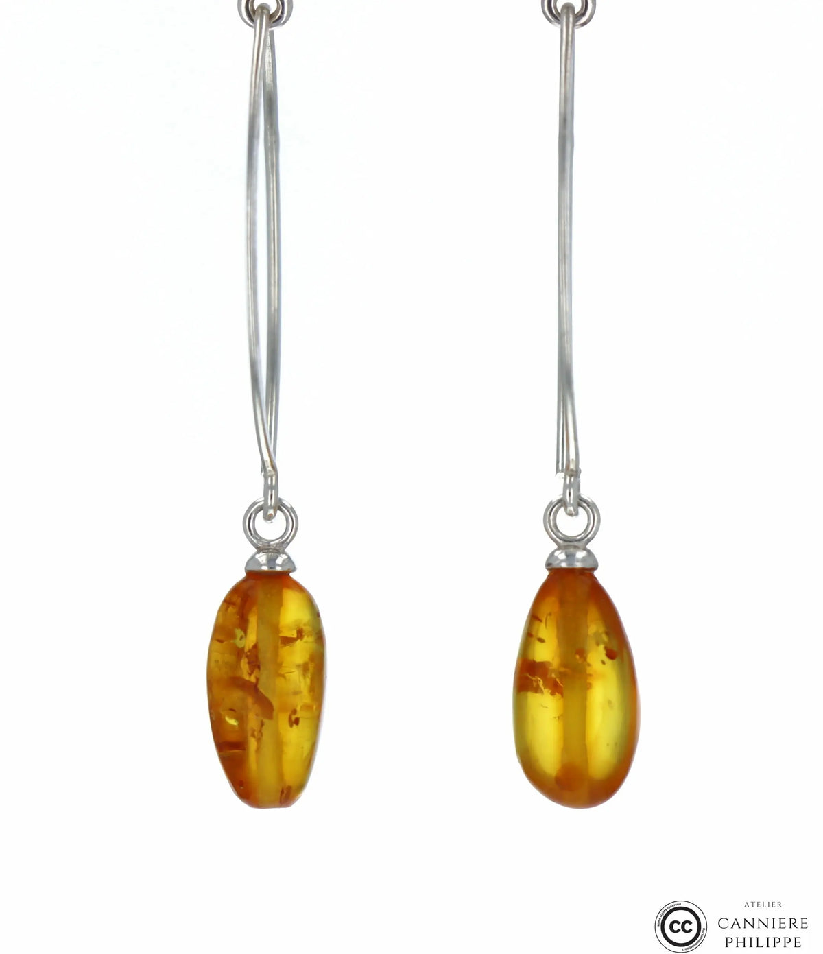 Boucles D'Oreilles Ambre 2 La Taillerie