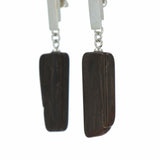 Boucles d'oreilles Bois Fossilisé 2 La Taillerie