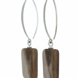 Boucles d'oreilles Bois Fossilisé 1 La Taillerie