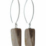 Boucles d'oreilles Bois Fossilisé 1 La Taillerie