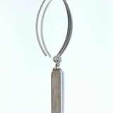 Boucles d'oreilles Bois Fossilisé 1 La Taillerie