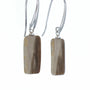 Boucles d'oreilles Bois Fossilisé 3 La Taillerie