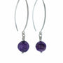 Boucles d'oreilles Charoite 2 La Taillerie