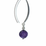 Boucles d'oreilles Charoite 2 La Taillerie