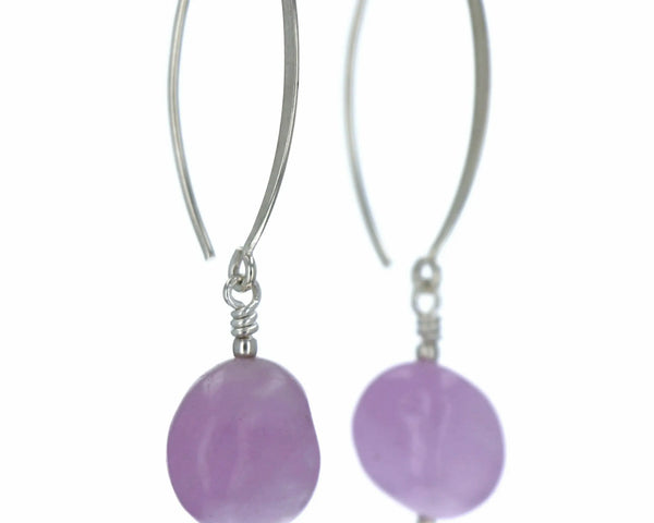 Boucles d'oreilles Kunzite 1 La Taillerie