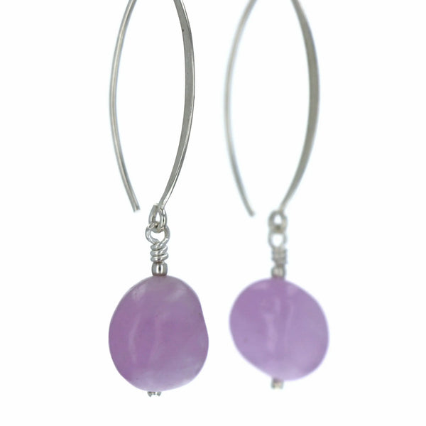Boucles d'oreilles Kunzite 1 La Taillerie
