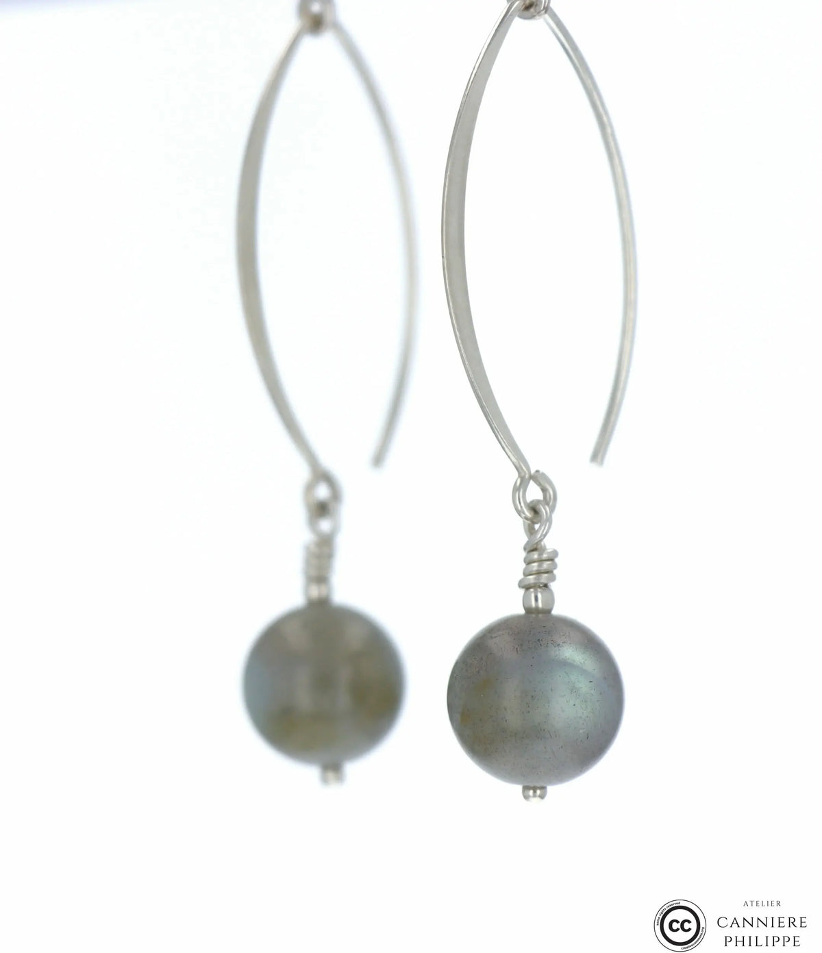 Boucles d'oreilles Labradorite 1 La Taillerie