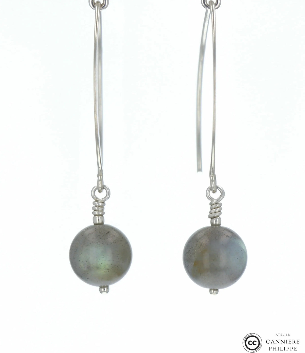 Boucles d'oreilles Labradorite 1 La Taillerie