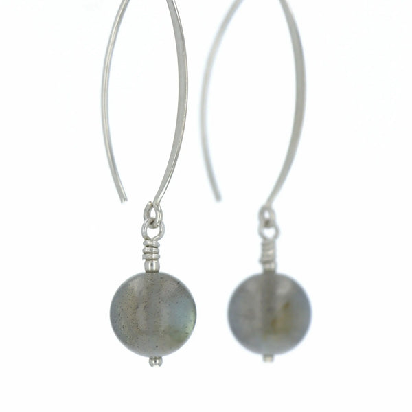 Boucles d'oreilles Labradorite 1 La Taillerie
