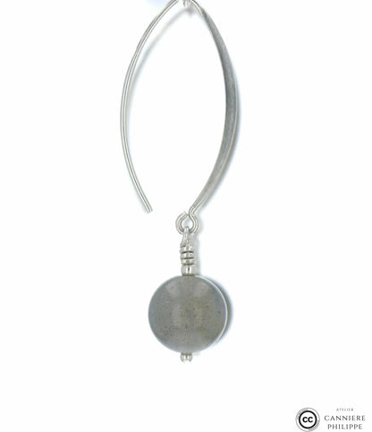 Boucles d'oreilles Labradorite 1 La Taillerie