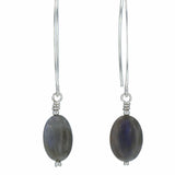 Boucles d'oreilles Labradorite 2 La Taillerie