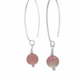 Boucles d'oreilles Opale Rose 1 La Taillerie