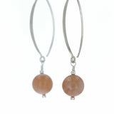 Boucles d'oreilles Pierre de lune 1 La Taillerie