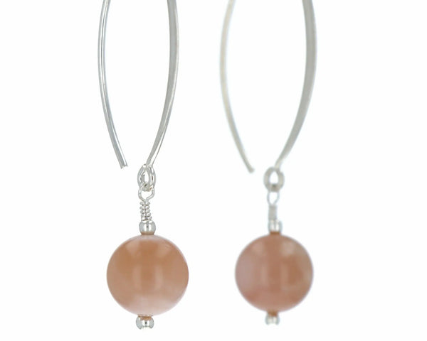 Boucles d'oreilles Pierre de lune 1 La Taillerie