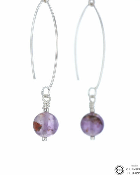 Boucles d'Oreilles Super Seven 1 La Taillerie