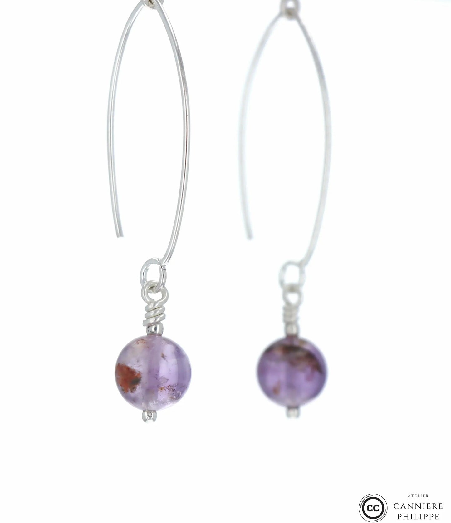 Boucles d'Oreilles Super Seven 1 La Taillerie