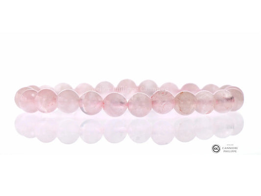 Bracelet Quartz Rose en Perles Ma boutique