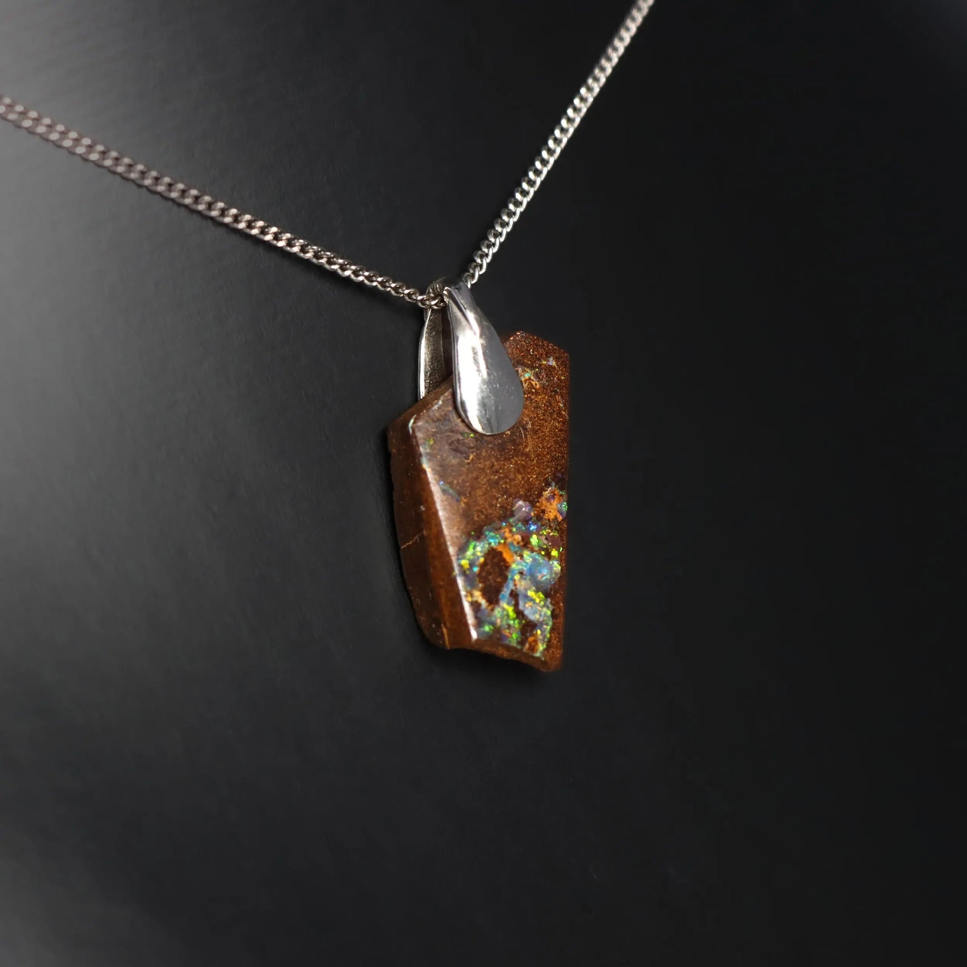 Pendentif Opale Boulder 1 La Taillerie