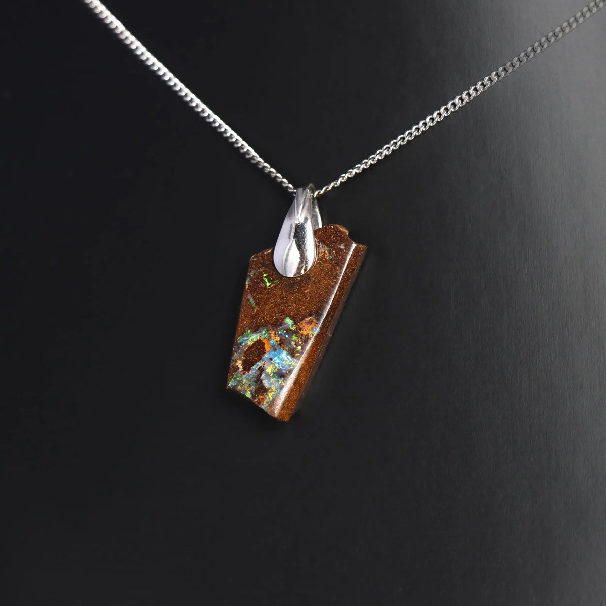 Pendentif Opale Boulder 1 La Taillerie