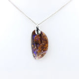 Pendentif Opale Bois Fossile 1 La Taillerie