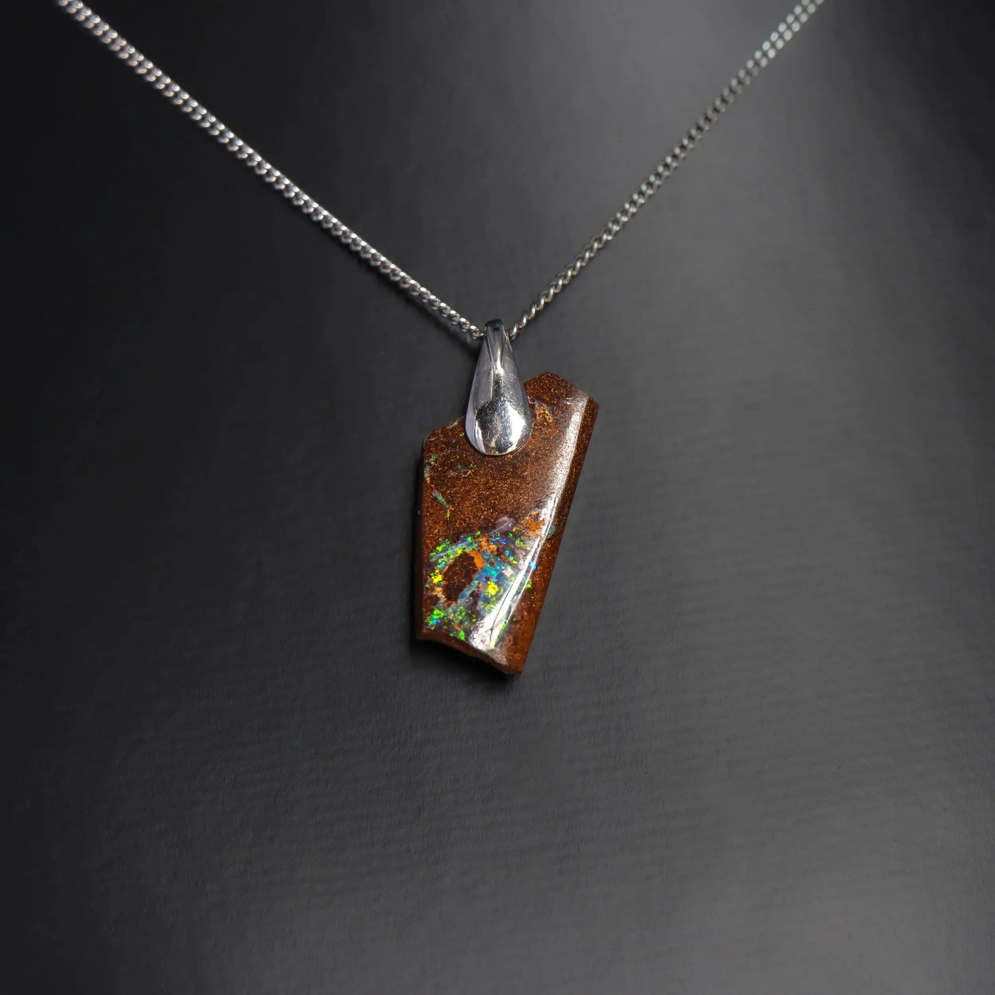 Pendentif Opale Boulder 1 La Taillerie