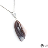 Pendentif Agate du Botswana 1 La Taillerie
