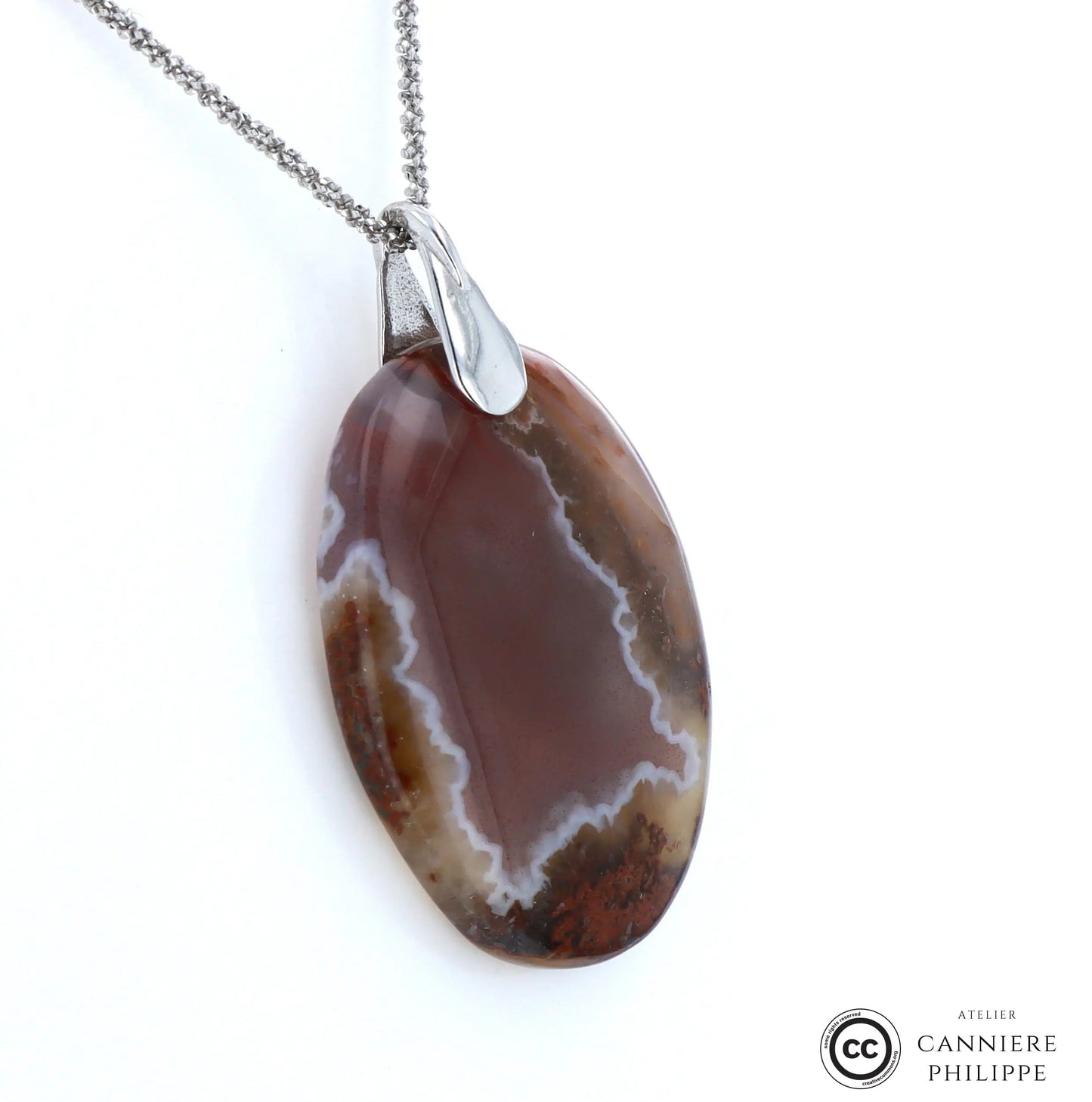 Pendentif Agate Maroc 1 La Taillerie