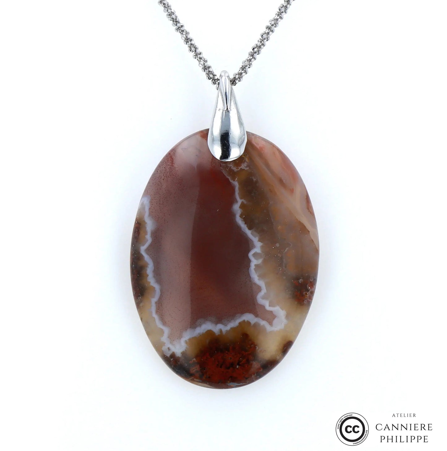 Pendentif Agate Maroc 1 La Taillerie