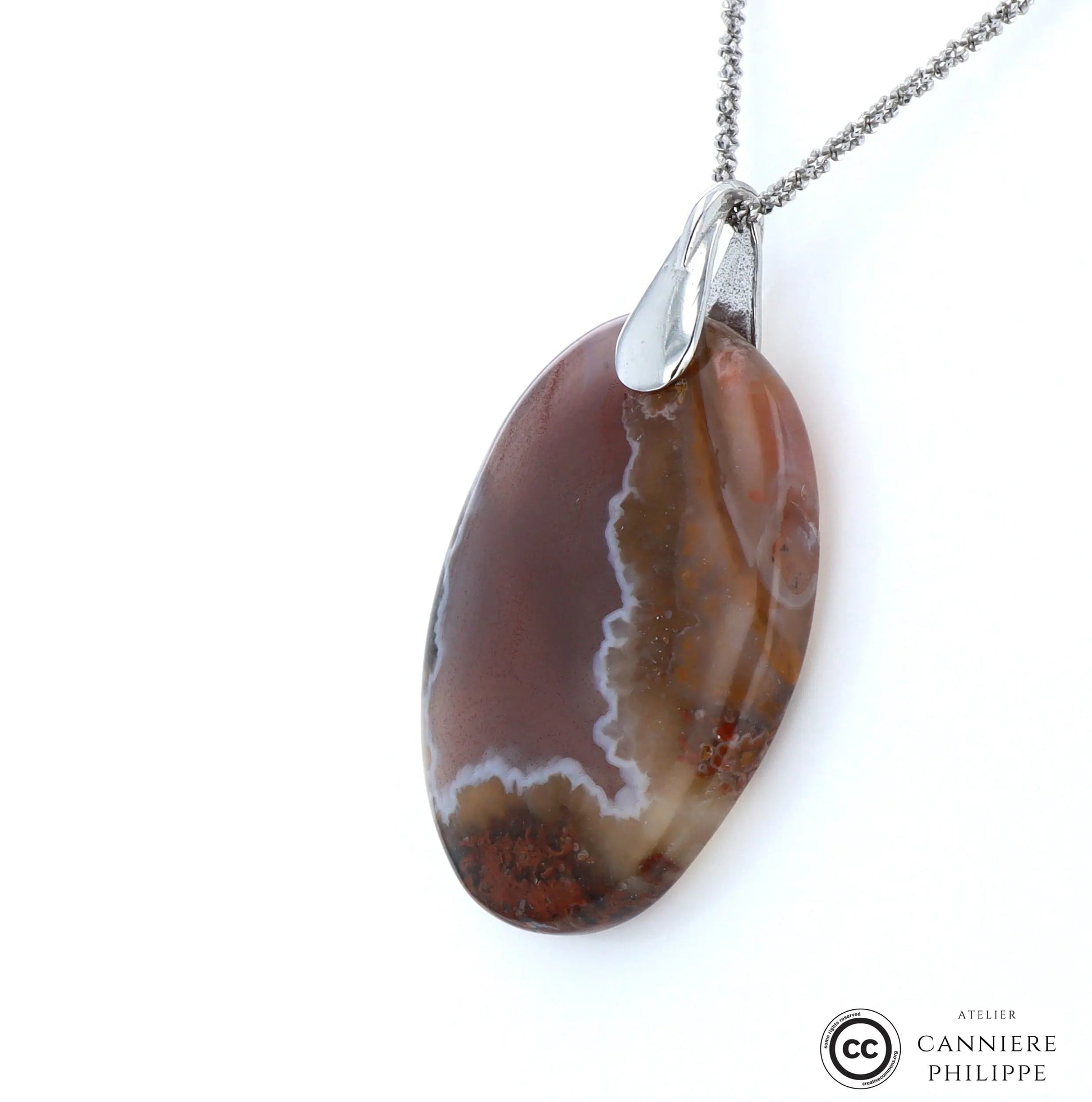 Pendentif Agate Maroc 1 La Taillerie